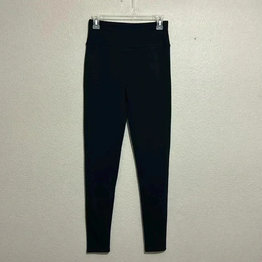Assets by Spanx Ponte Shaping Basic Black High Waisted Leggings